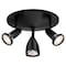 Access Lighting Cobra, 3 Light Adjustable LED Flush Mount, Black Finish 52103LEDDLP-BL - alternate 1